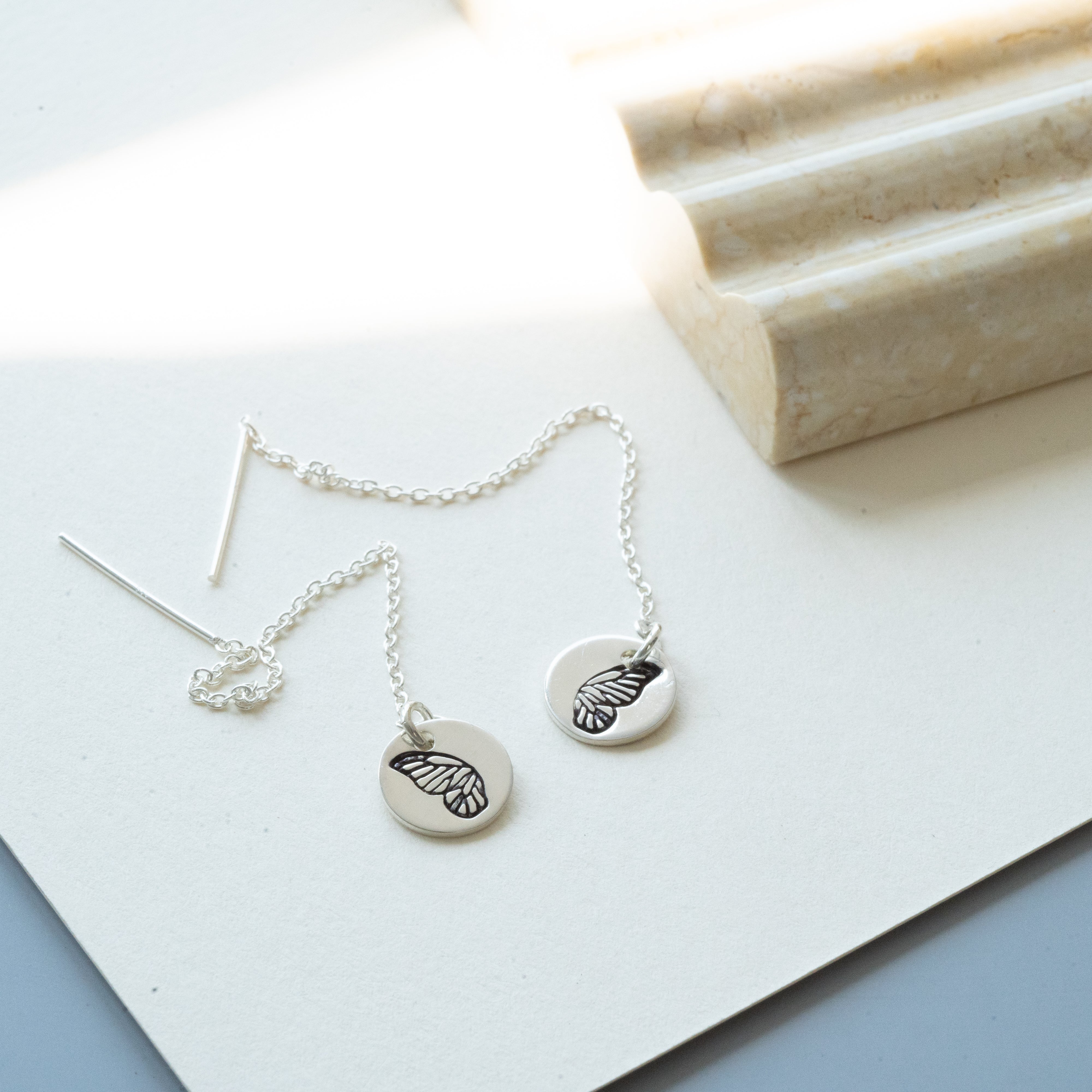 Butterfly Wing Ear Threaders